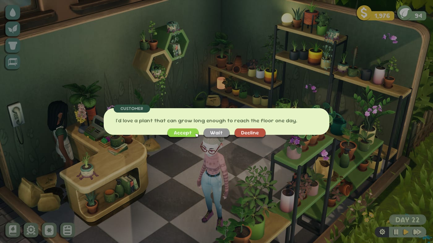 Leafy Corner plant care screen